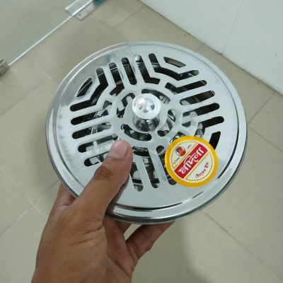 Picture of Stainless Steel Mosquito Coil Holder with Lid, Coil Stand/ Mosquito Coil Holder/ Mosquito Coil Stand/Mosquito Coil Case 6 Inch - Pack of 1 SET