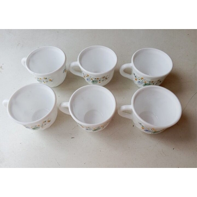 Picture of Opal Printed Tea Coffee Mug Set ১৮০ Ml 6 Piece-Multicolor