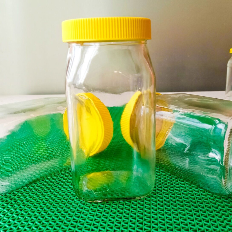 Picture of Glassware Food Jar , Food  Container,glass Jar 1000 ml 3pcs-White