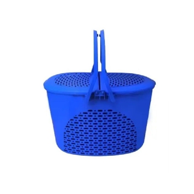 Picture of Good Quality Strong Beautiful Unique Design Smart Look Big Size Clothes & Picnic Basket – 1 Piece-Multicolor