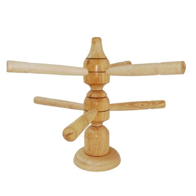 Picture of Wooden Churir Alna Wood items 6 strikes-Multicolor