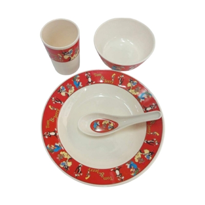 Picture of Sharif Baby Dinnerware Set Melamine 4 Pcs Box-Multicolor
