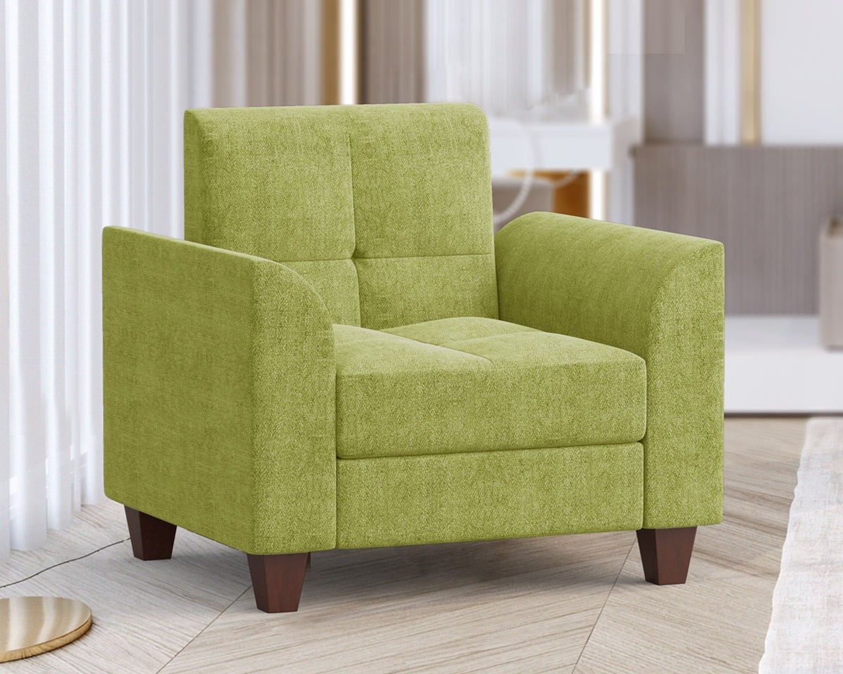 Picture of REGAL Komol Wooden Single Sofa SSC-363-3-1-20(KOMOL )FABRIC-2121