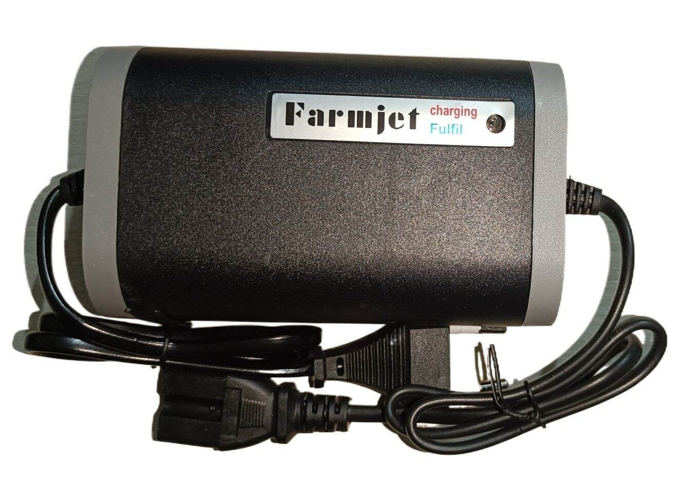 Picture of 12V 1.7A Framjet Germany Technology Auto Cut Battery Charger with Connector Kit, Socket & Clip + DC Fan Adapter | Smart AC to DC Charger for Sprayer Machine, DC Motor & Mini UPS Portable 12V Charger BD Black
