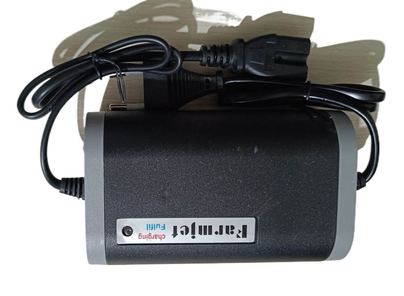 Picture of 12V 1.7A Framjet Germany Technology Auto Cut Battery Charger with Connector Kit, Socket & Clip + DC Fan Adapter | Smart AC to DC Charger for Sprayer Machine, DC Motor & Mini UPS Portable 12V Charger BD Black
