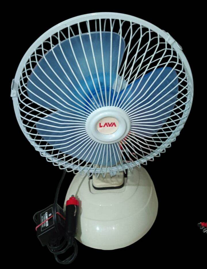 Picture of LAVA Dc Table Fan 8 Inch / Lava 8 Inch Solar FAN - Table with clip- 2in1 Multicolor