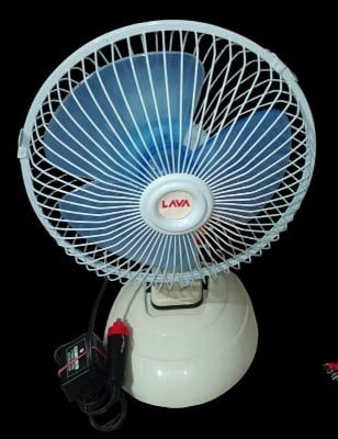 Picture of LAVA Dc Table Fan 8 Inch / Lava 8 Inch Solar FAN - Table with clip- 2in1 Multicolor