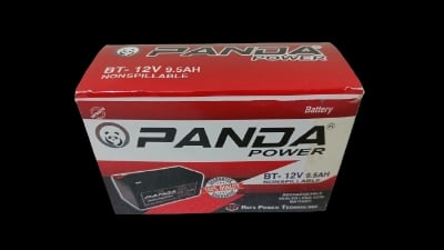 Picture of Panda 12 Volt 9.5 Ah Battery With Charger /12 Volt Battery Charger With Battery With Connector Socket And Clip Etc