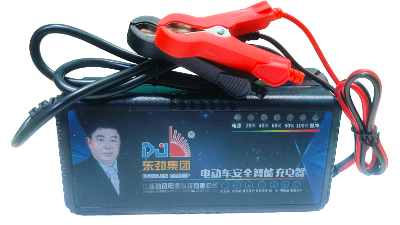 Picture of DJ 12V 30-200Ah Smart Heavy Duty Battery Charger | Lead Acid & Dry Cell Charger for Car, Auto Rickshaw, UPS & IPS | Professional Fast Repair Charger Black