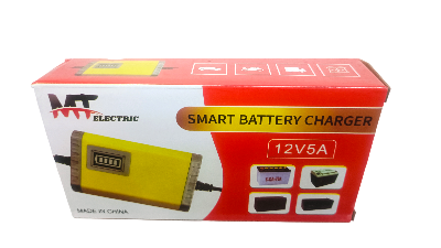 Picture of 12V 5A Smart Fast Battery Charger | 12V 5Ah–100Ah Battery Charger | Auto Cut & Protection System