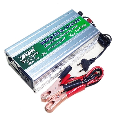 Picture of 1000W 4-in-1 Inverter & Battery Charger | DC 12V to AC 220V Inverter | 10A Auto Battery Charger Multicolor