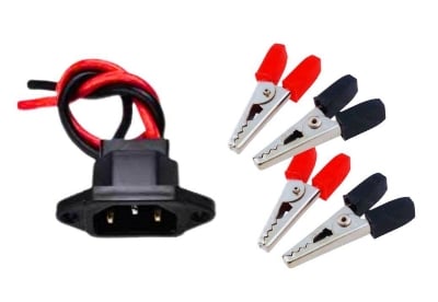 Picture of Panda 12 Volt 9.5 Ah  Battery  With Charger /12 Volt Battery Charger With Battery With Connector Socket And Clip Etc Multicolor