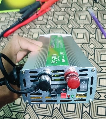 Picture of 2000 Watt Inverter with Charger Multi-Function  UPS 2000W 12V To 220V Power Inverter and 20A Battery Charger Silver