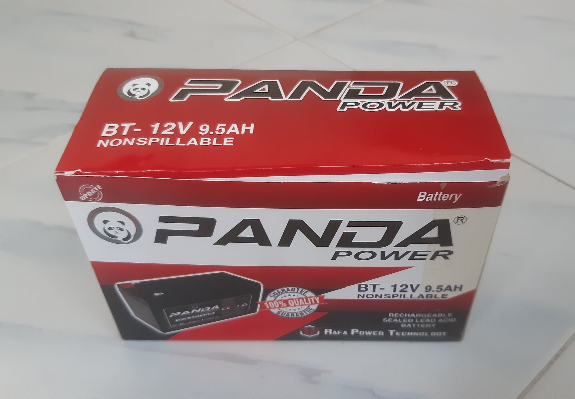 Picture of Panda 12V 9.5Ah Battery with Charger and 12-Inch Noha DC Fan / 12-Inch Noha Fan with Panda Battery, Charger, Connector Socket & Clip – Full Set Multicolor