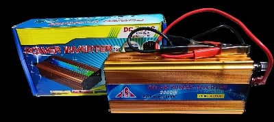 Picture of KBM-2000Watt inverter |input 12V dc To convert output 220V inverter used for  computer, Fan,Light,Tv,router, ono,CC camera, laptop charging, mobile charging ETc.highest loading 900 Multicolor