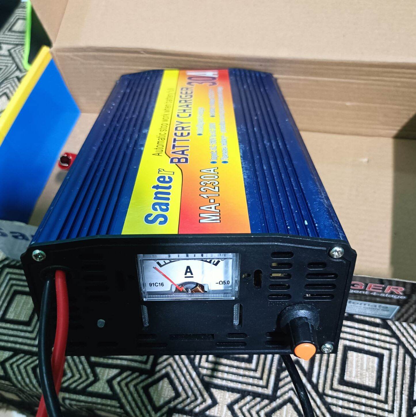Picture of Santer Intelligent 12V 30A Smart Battery Charger – Full Auto & Analog Display, Multi Battery Support