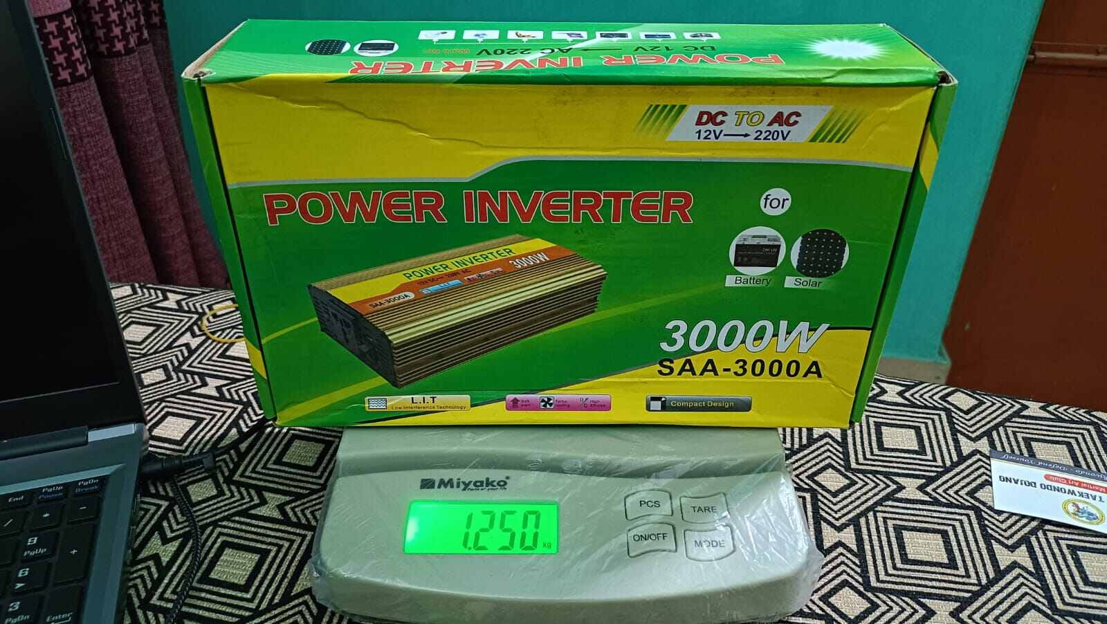 Picture of Jongfa 3000W Power Inverter DC 12V to AC 220V | Real 1400W Output | Aluminum Alloy Body | Modified Sine Wave | Smart Home & Outdoor Inverter