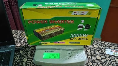 Picture of Jongfa 3000W Power Inverter DC 12V to AC 220V | Real 1400W Output | Aluminum Alloy Body | Modified Sine Wave | Smart Home & Outdoor Inverter