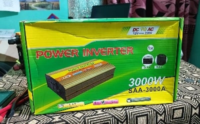 Picture of Jongfa 3000W Power Inverter DC 12V to AC 220V | Real 1400W Output | Aluminum Alloy Body | Modified Sine Wave | Smart Home & Outdoor Inverter