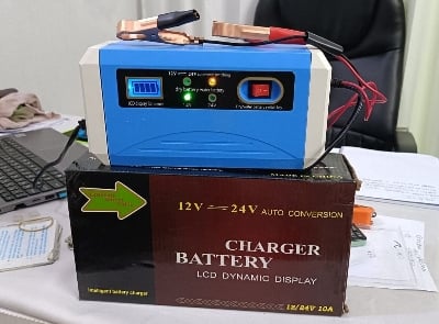 Picture of 12V 24V Auto Conversion Battery Charger 10A | Dry, Lead Acid, Wet & Gel Battery (18Ah–200Ah)