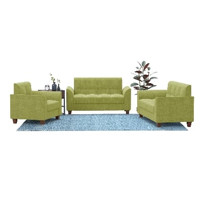 Picture of REGAL Komol Wooden Double Sofa SDC-363-3-1-20(KOMOL )FABRIC-2121