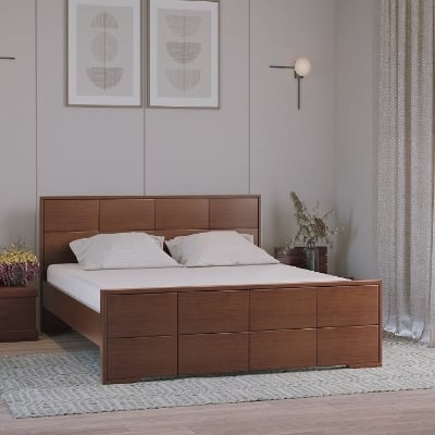 Picture of REGAL king Wooden Bed PARADISE-BDH-305-3-1-20 (KING)