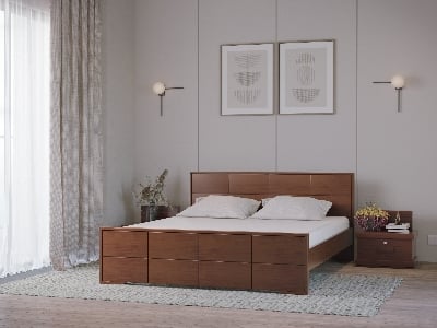 Picture of REGAL king Wooden Bed PARADISE-BDH-305-3-1-20 (KING)