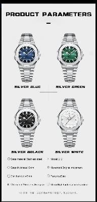 Picture of POEDAGAR 613 Casual Business Clock Men Luxury Watch Automatic Watches Mens Waterproof Fashion Quartz Wristwatches Reloj Hombre