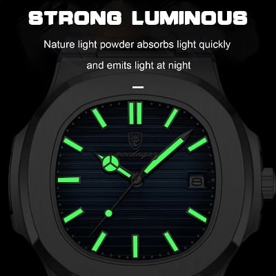 Picture of POEDAGAR 613 Casual Business Clock Men Luxury Watch Automatic Watches Mens Waterproof Fashion Quartz Wristwatches Reloj Hombre