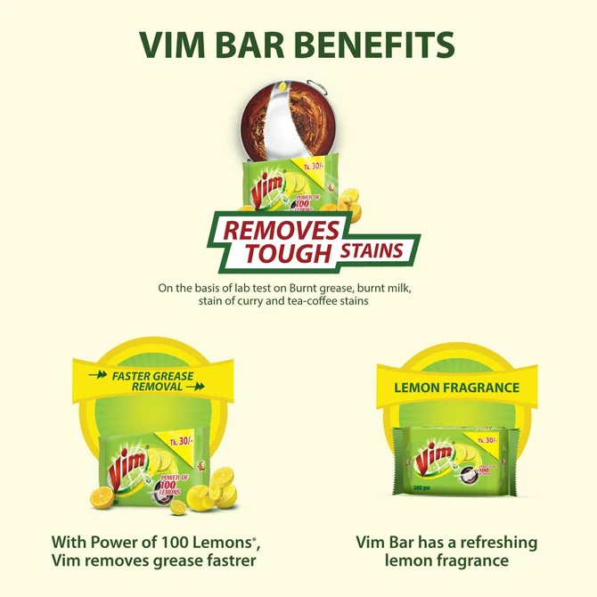 Picture of Vim Dishwashing Bar 275g