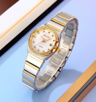 Picture of SKMEI 2342 new special discount Ladies watch Stainless Steel Quartz Wristwatch Women Top Brands Luxury Watches Fashion Simple Waterproof Ladies Watch