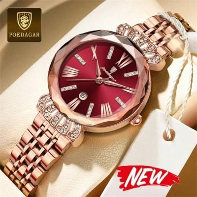 Picture of POEDAGAR 766 Luxury Watch for Woman Diamonds Dress Ladies Wristwatch Waterproof Date Stainless Steel Women Watches Female Reloj