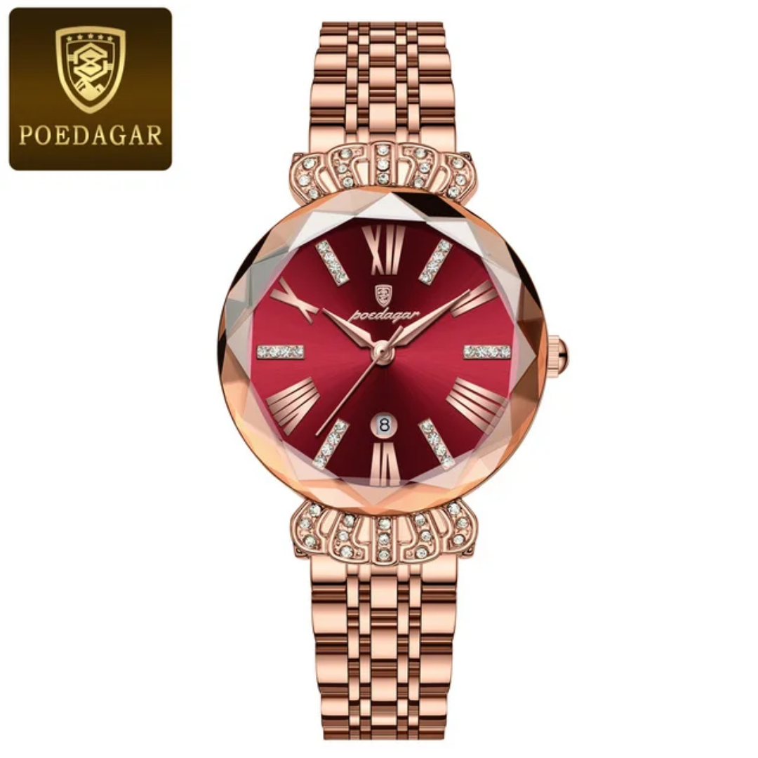 Picture of POEDAGAR 766 Luxury Watch for Woman Diamonds Dress Ladies Wristwatch Waterproof Date Stainless Steel Women Watches Female Reloj