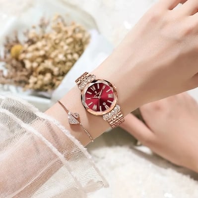 Picture of POEDAGAR 766 Luxury Watch for Woman Diamonds Dress Ladies Wristwatch Waterproof Date Stainless Steel Women Watches Female Reloj