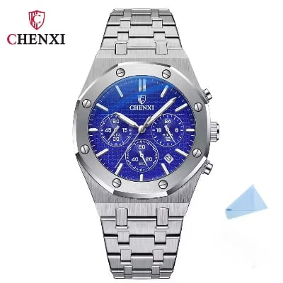Picture of Chenxi 948 Luxury Business CHENXI Man Watch High Quality Chronograph Moon Phase Quartz Watches Original Waterproof Clock Male