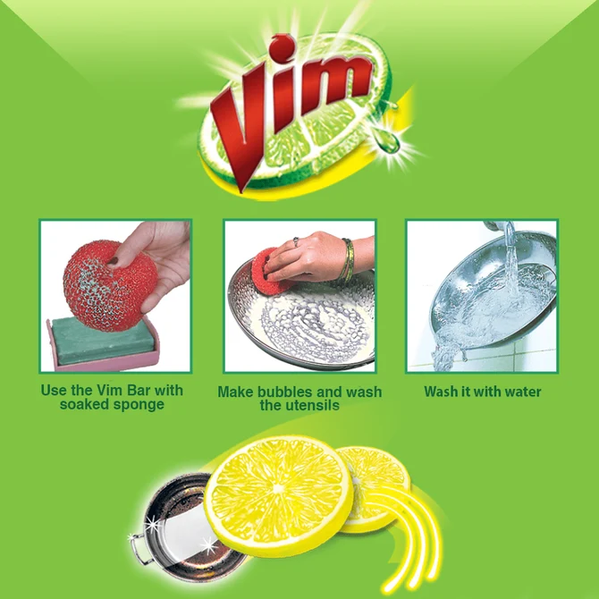 Picture of Vim Dishwashing Bar 115g