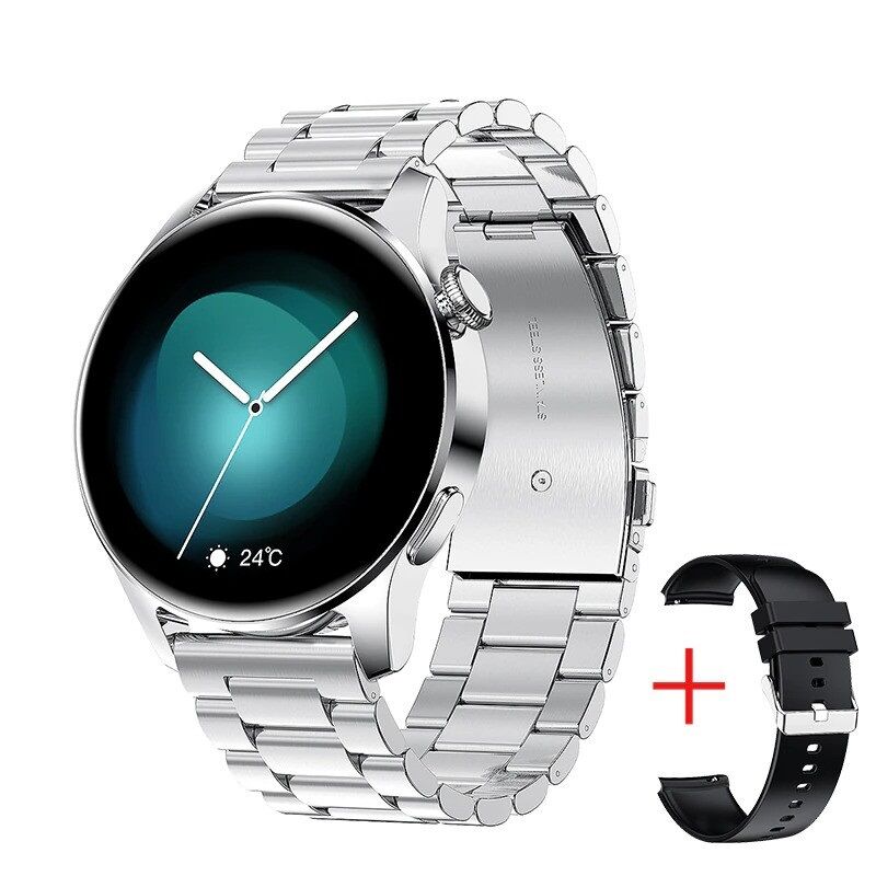 Picture of LIGE 2025 BW0256  New Bluetooth Call Smartwatch - Full Touch Sport Fitness Clock - Stay Connected and Active with Free extra silicon belt-Black