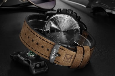 Picture of Curren 8314 Fashion Classic Black White Chronograph Watch for Men-Black