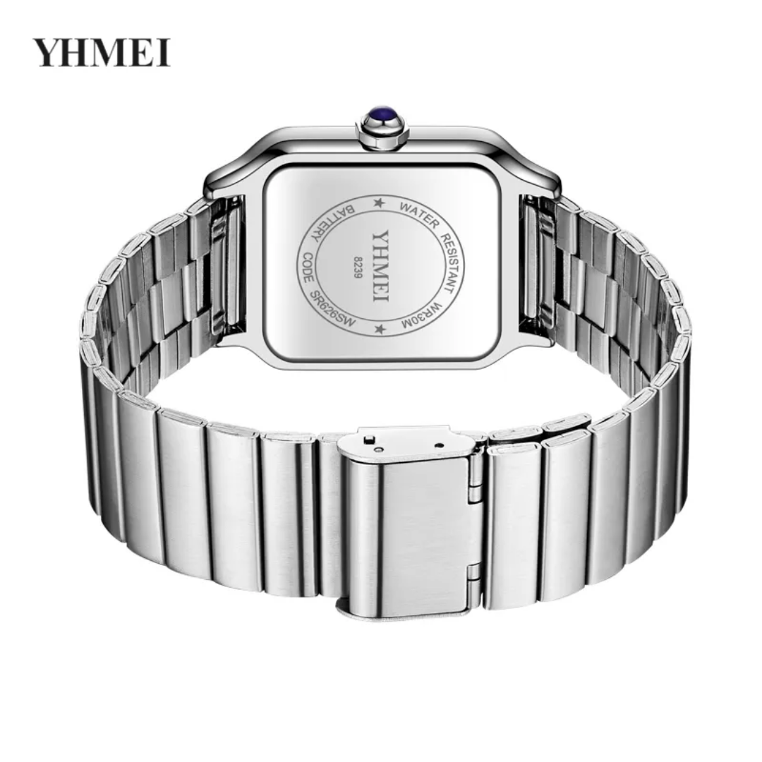Picture of The Latest High Fashionable Luxury Stainless Steel Watch Waterproof and Luminous Blue Quartz Men's Watch-Silver