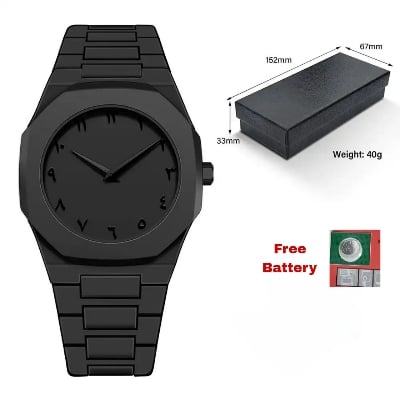Picture of Aura Arabic original  Watch with box extra battery  - Black