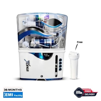 Picture of Aqua Star X Series RO+UV+UF+Zinc+Copper+Alkaline 9 Stage 12 Liter Water Purifier White