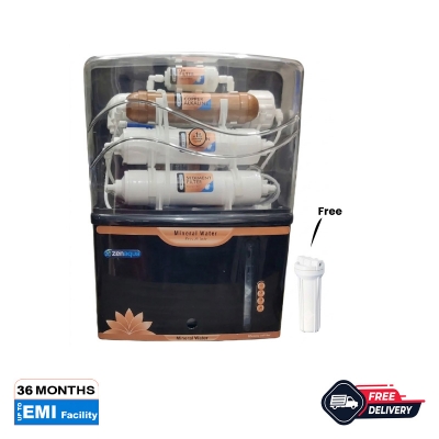 Picture of Zen Aqua Grand Plus RO+UV+UF+Zinc+Copper+Alkaline 9 Stage Water Purifier