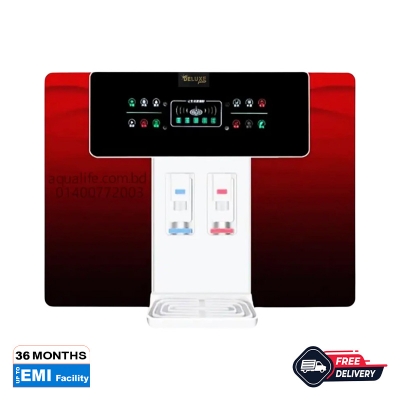 Picture of Deluxe Queen Hot Cold & Normal RO Water Purifier Black Red