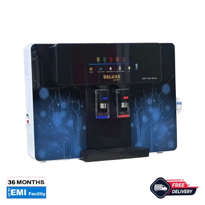 Picture of Deluxe Queen Hot Cold Normal RO Water Purifier Black & Blue Color