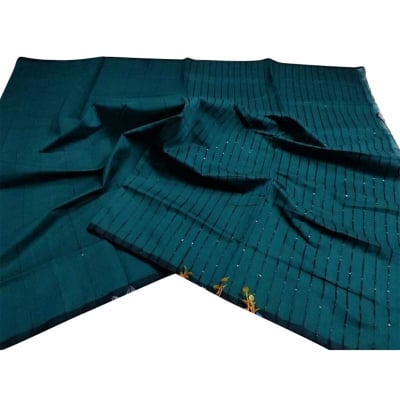 Picture of Fashionable Halfsilk Chumki Saree for Womens-All color - Sari