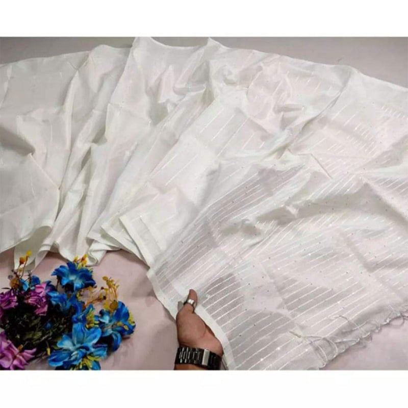 Picture of Fashionable Halfsilk Chumki Saree for Womens-All color - Sari