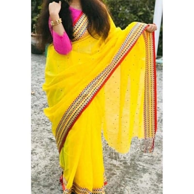 Picture of Tangail Tant Saree For Women - Sari