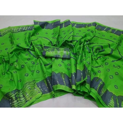Picture of Tangail Cotton batik print Saree For Women