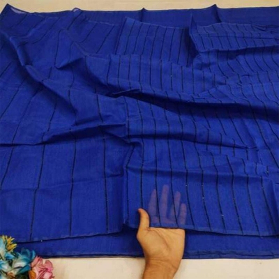 Picture of Treandy Collection Black Colour Halfsilk 12 Hand Chumki Saree For Woman - Sari - Sari By Nrisimha Sarees