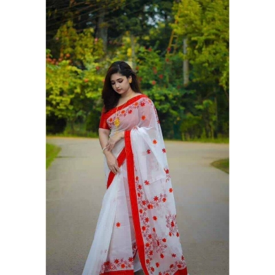 Picture of Afsan Print Exclusive Cotton Saree for Women